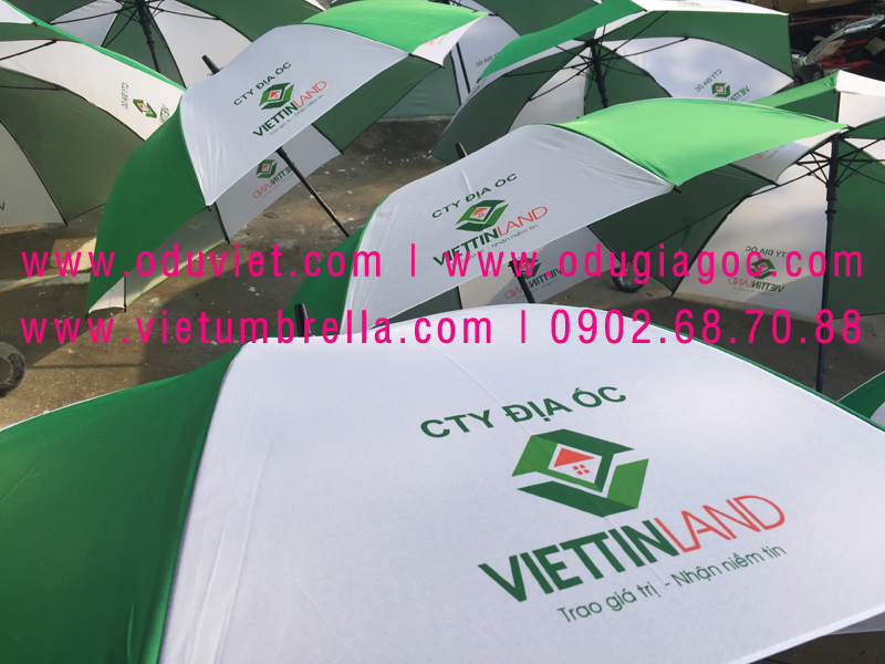 xưởng sản xuất ô dù cầm tay in logo quảng cáo